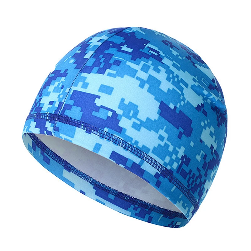 

Fashion Sports Cap Quick Dry Ice Silk Helmet Inner Cap Unisex Anti-Sweat Cooling Beanie Breathable Hat Bike Riding Cycling Hat