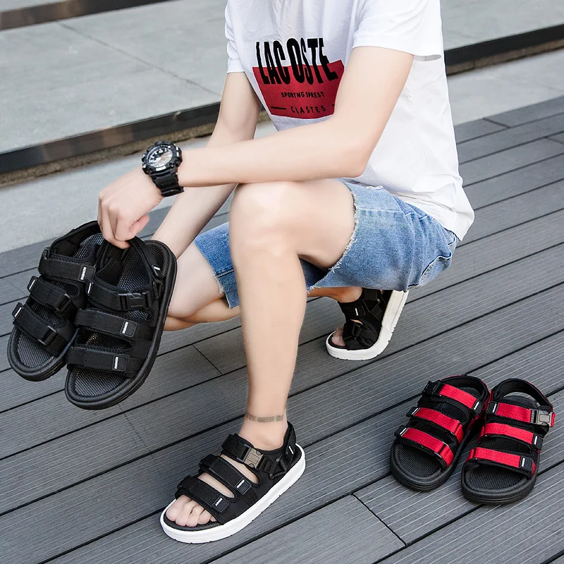 2021 Men's Sandals Gladiators Casual Roman Shoes Men Women Summer Beach Shoes Sport Water Flip Flops Sandalia Casual Sneakers