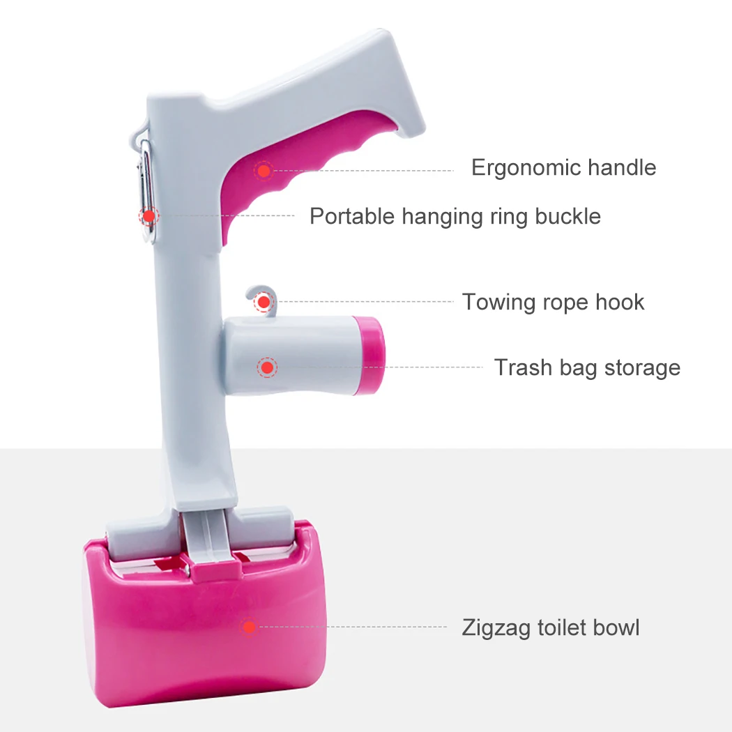 

Pet Pooper Scooper Plastic 2 in 1 Dog Poop Clamp Pet Poop Picker for Cats Pet poop bags Outdoor Cleaning Tools