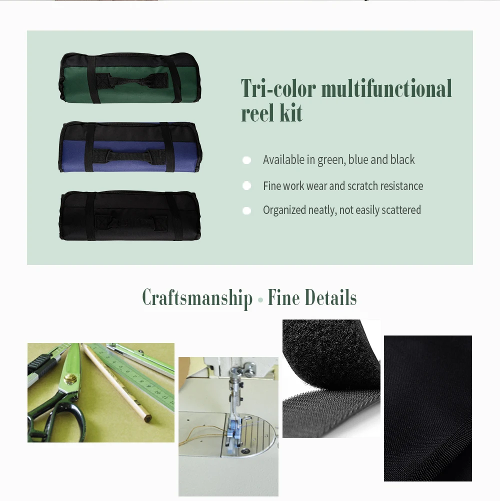 Сумка для ножей шеф-повара черный/синий/зеленый чехол переноски сумка кухонной