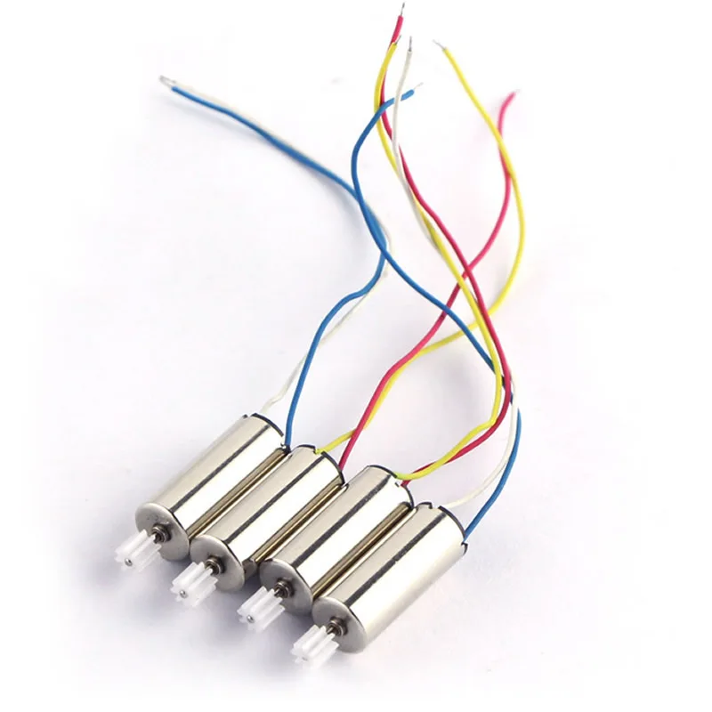 4 шт. двигатель двигателя с пластиковой шестерней для Syma X11 X11C X13 RC Дрон