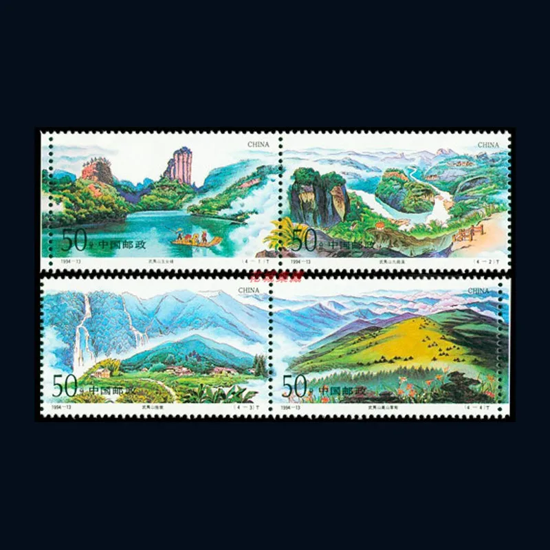 4 шт./компл. новые выпуклые штампы 1994-13 Wuyi MNH | Дом и сад