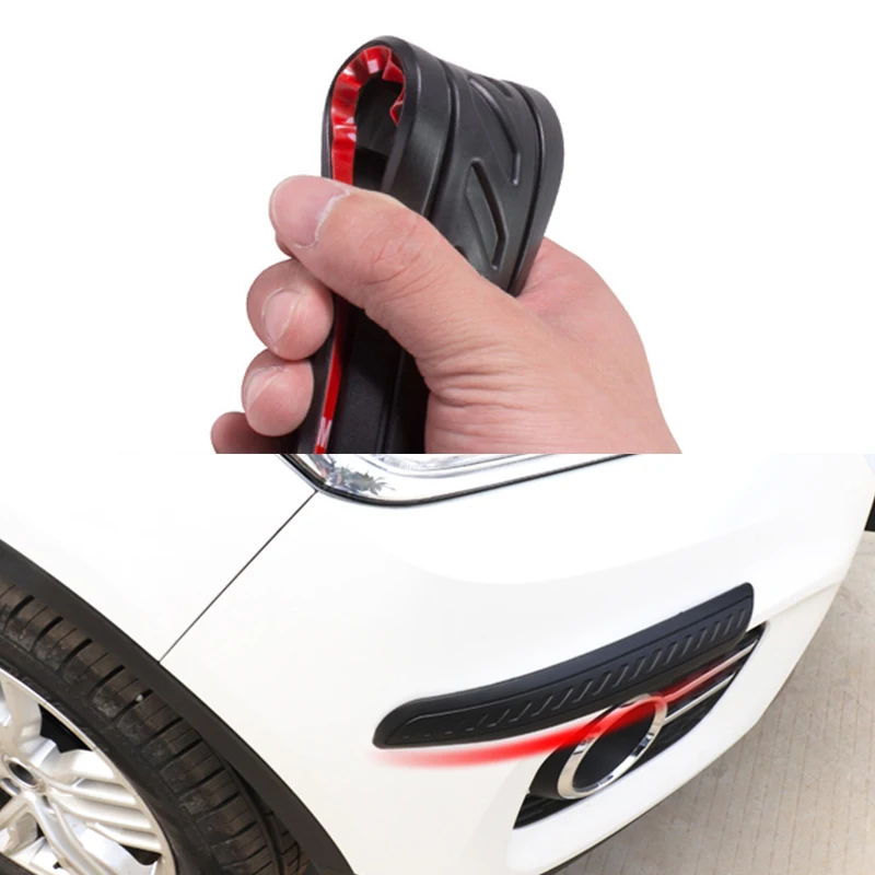 39 см 2/4 шт Автомобильный передний задний бампер Защита полоса царапины наклейка