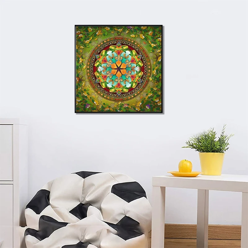

4 Pack DIY 5D Diamond Painting Full Drill Rhinestone Painting Mandala Pictures