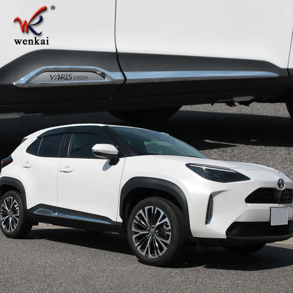 

Car Accessories Styling For Toyota Yaris Cross 2021 2022 Door Side Moulding Trim Strip Garnish