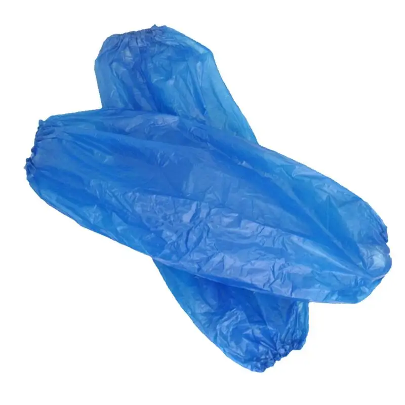 200 шт одноразовые пластиковые нарукавники водонепроницаемые защитные Чехлы