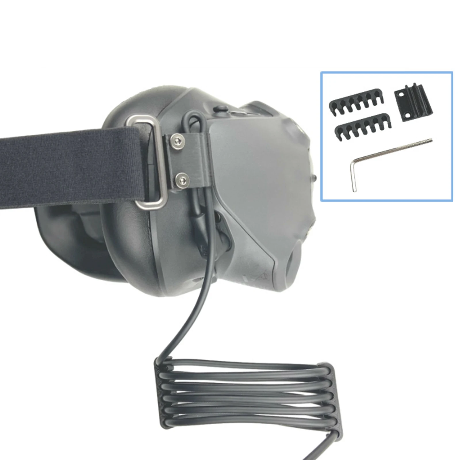 

Battery Bracket Cable Holder for DJI FPV Goggles V2 Accessories Practical Cord Organizer Wires Keeper Holder Cord Retainer Clips