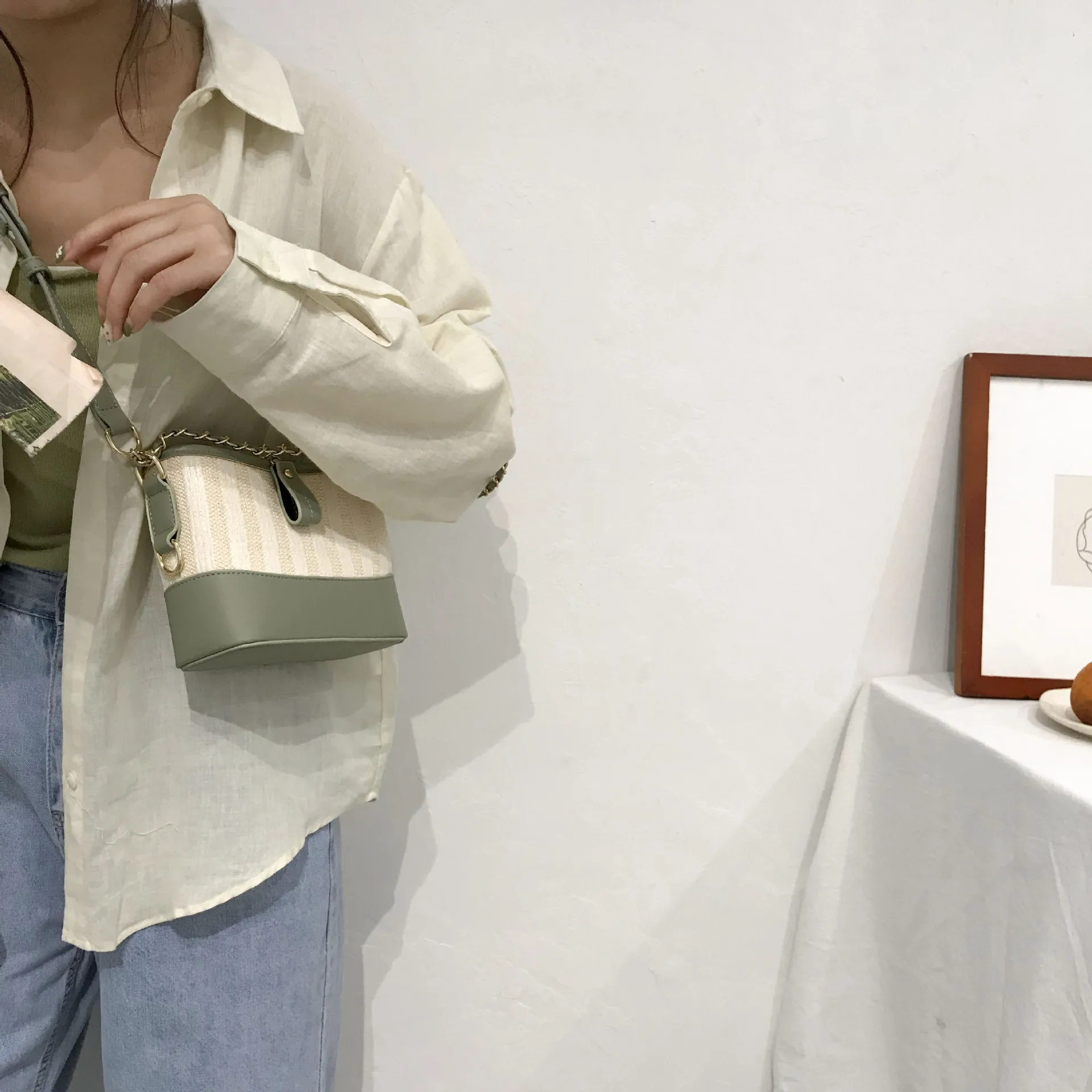 Youda модные стильные женские сумки на плечо Портативная сумка для покупок