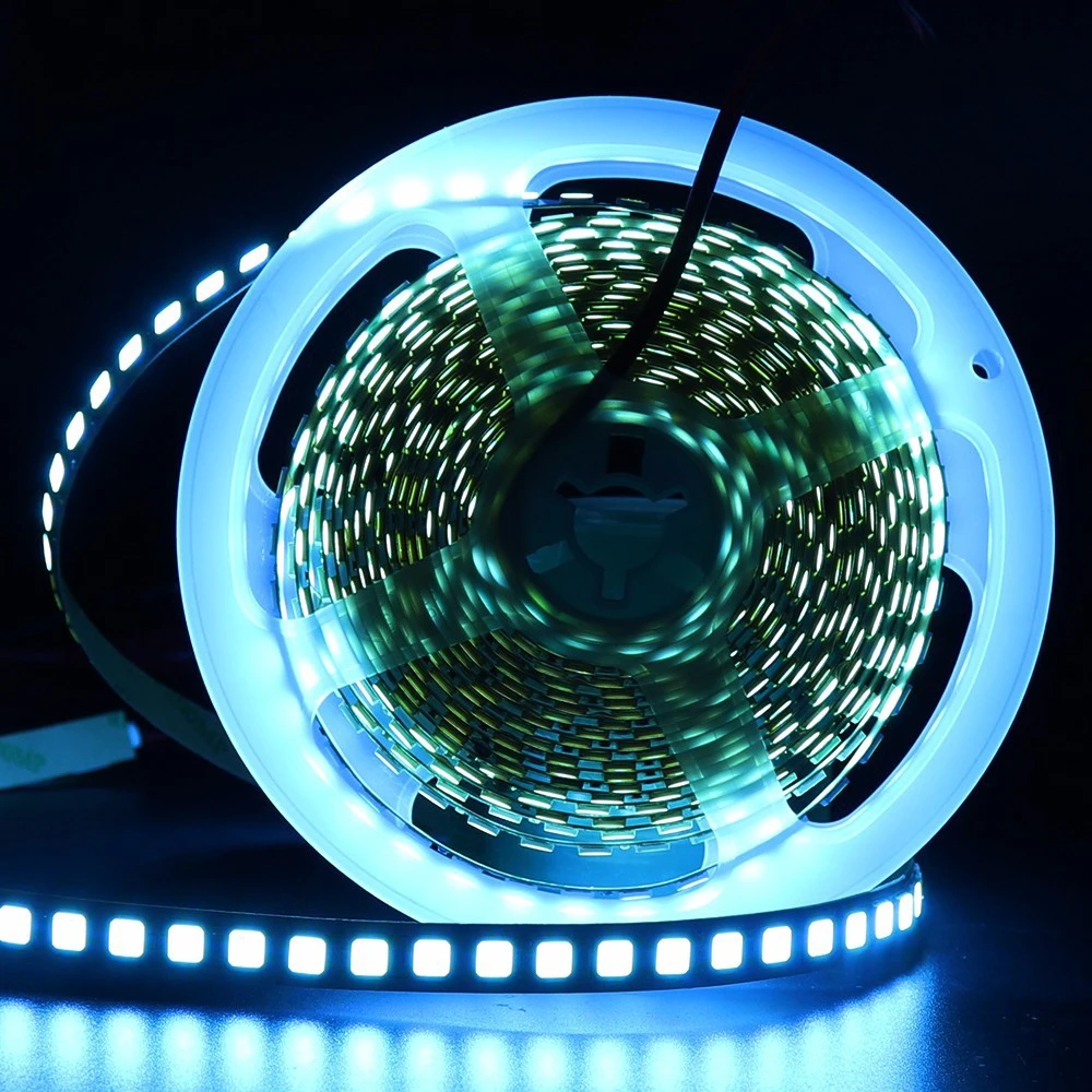 SMD 5054 LED Strip 5M 120leds/m Flexible Tape Light DC12V More Bright Than 5050 2835 5630 Cold White/ice Blue/Pink/Red