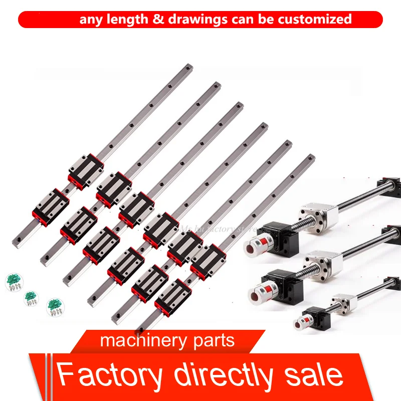 6 штук в упаковке ночное белье ширина 20 мм квадратная линейная направляющая HGR20