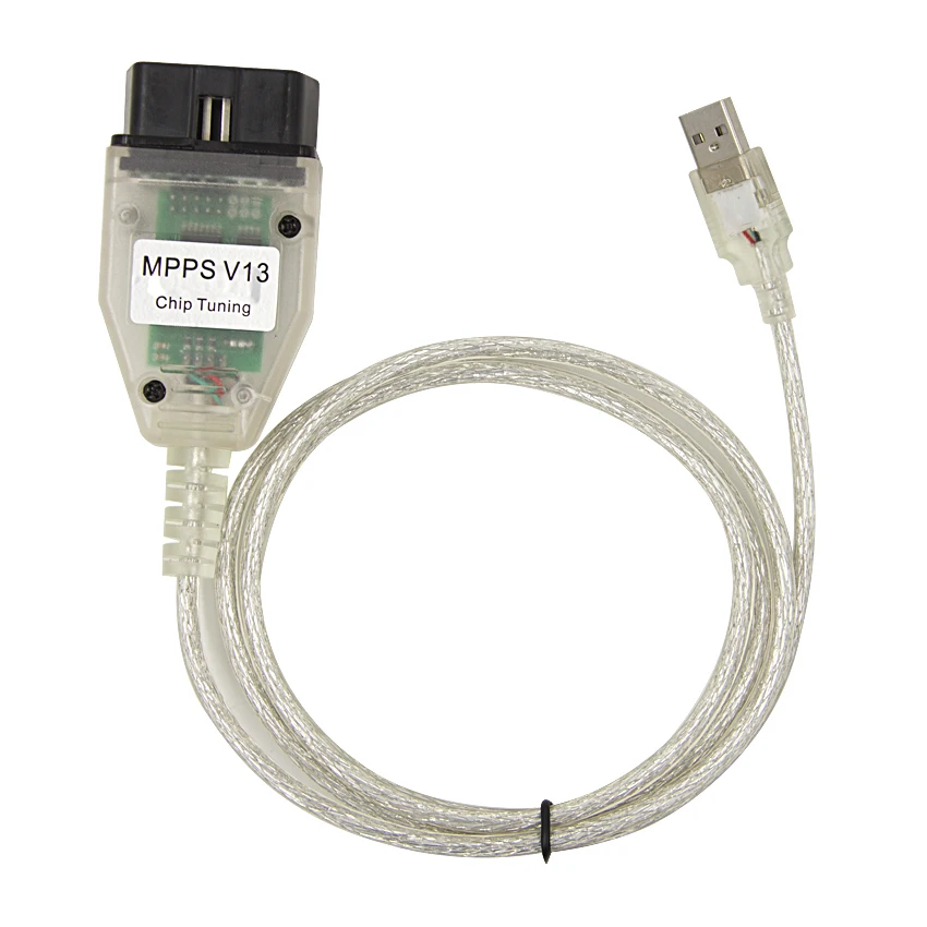 ECU Программатор MPPS V13.02 OBD2 кабель SMPS V13 чип инструмент для настройки USB