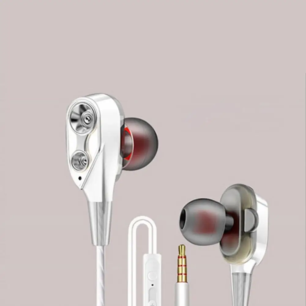 Rovtop проводные наушники с высоким басом и двойным приводом стерео вкладыши