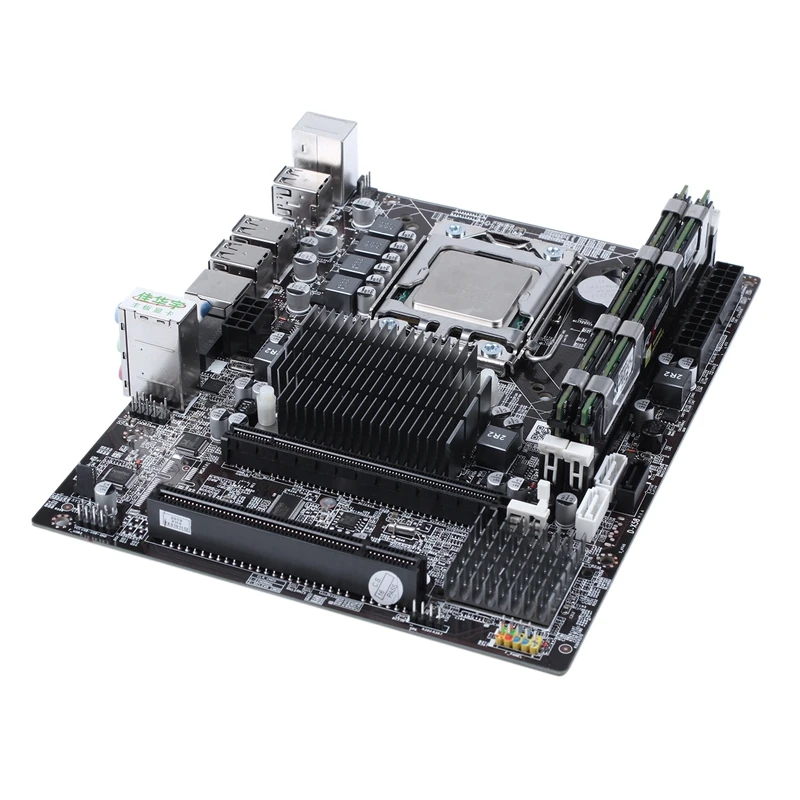 Материнская плата X58 cpu ram Combo LGA1366 материнская с Intel X5650 & 2 Ch 8G REG ECC|Материнские платы
