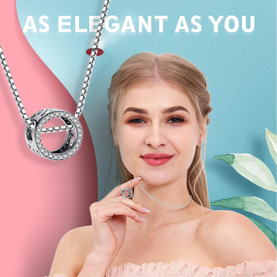 Роскошный 100% Стерлинговое Серебро 925 пробы бусина ослепительный круглый фианит