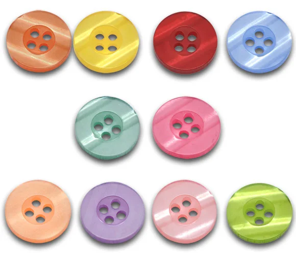 

100/200 Pcs Round 4 Hole Resin Button Sewing Fit Scrapbooking Apparel Crafts Diy Decoration 15 mm Mixed Color Christmas Holiday