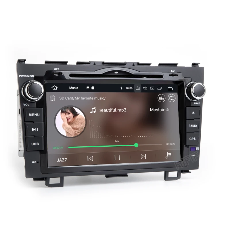 DSP Car dvd gps Navigation Android 9.0 for HONDA CRV CR-V 2006-2011 HD 1024*600 car radio SWC DVR DAB RDS Mirror-link maps | Автомобили и