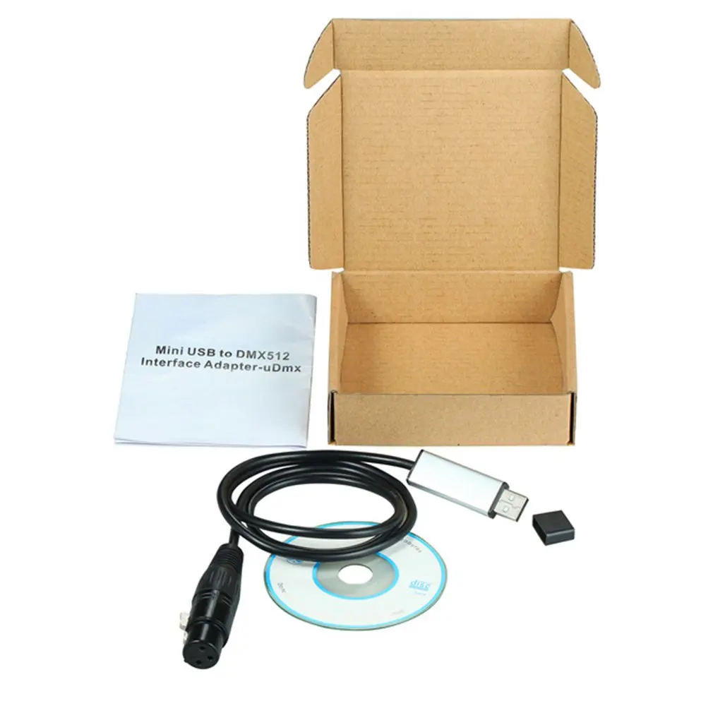 USB к DMX512 консоль стэун DMX интерфейсному адаптеру компьютерный ПК Satge Контроллер