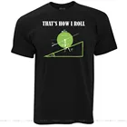 Необычная футболка с математическим рисунком Вот как я ролл, физика, шутка, гик, наука, подарок, уличная одежда, забавная футболка