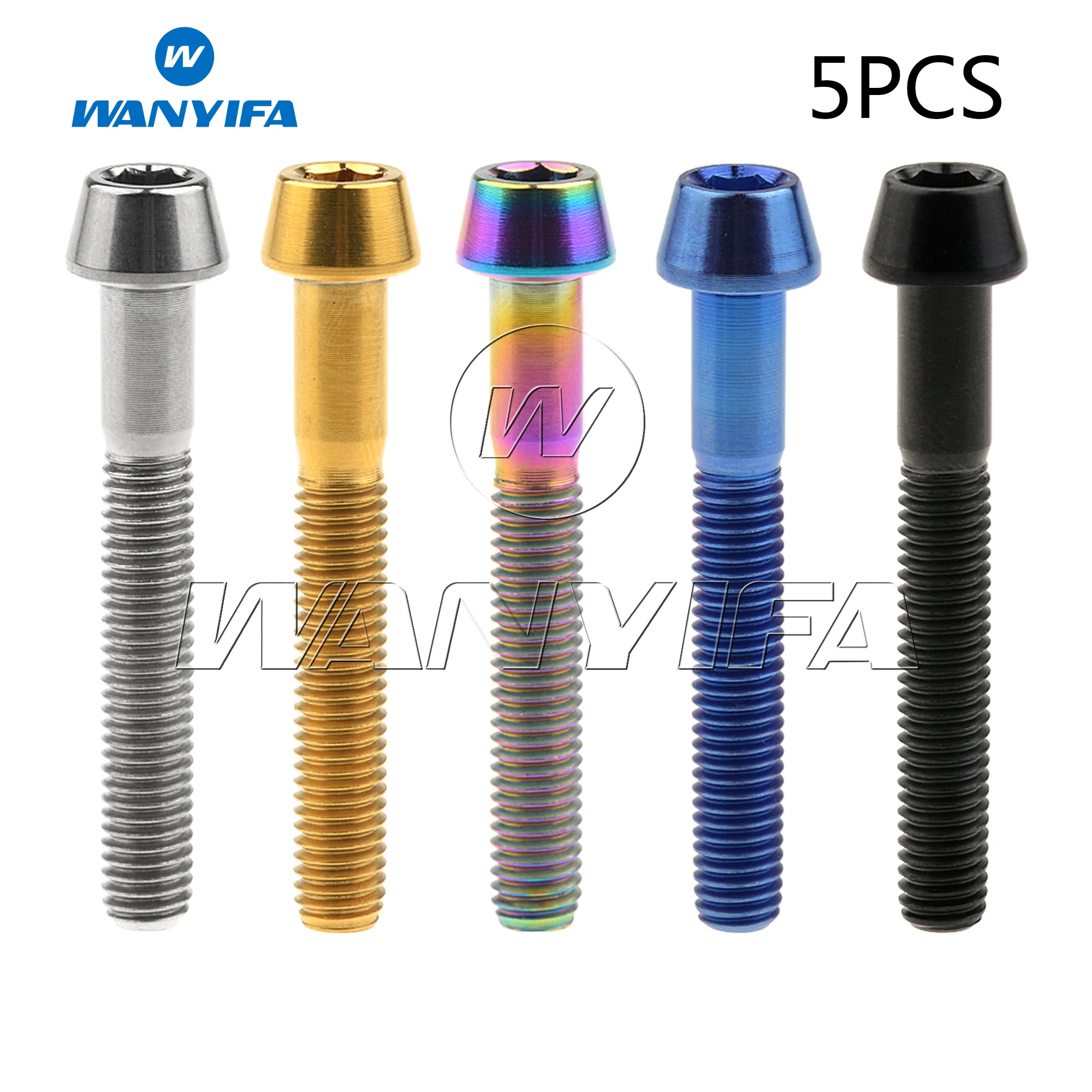 Wanifa 5 шт. Титан Ti Болт M5 35 мм m5x35мм винт велосипед запчасти|bike bicycle parts|bicycle partsscrew bike |