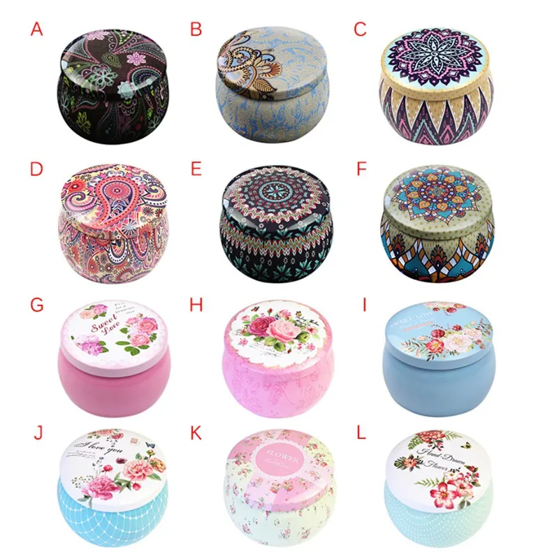 

Drum-shaped Candy Cookie Box Rose Tea Pot Tin Box Small Fresh Home Garden Personality Candy Box Home Garden Festive Party Suppli