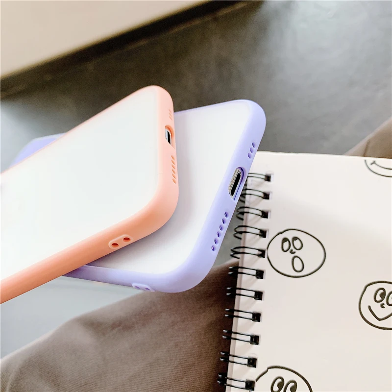 Силиконовый чехол с защитой камеры для iPhone 11 Pro Max Мягкий противоударный SE 2 XR XS 6 7 8