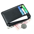 Лидер продаж, мужской кошелек, однотонный, текстурированный, из искусственной кожи, держатель для карт, мини-кошелек для монет, новинка