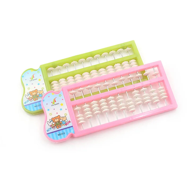 

New Plastic Abacus 11 Digits Arithmetic Tool Kid's Math Learn Aid Caculating Toys GiftsToys Arithmetic Tool 19*7.5cm
