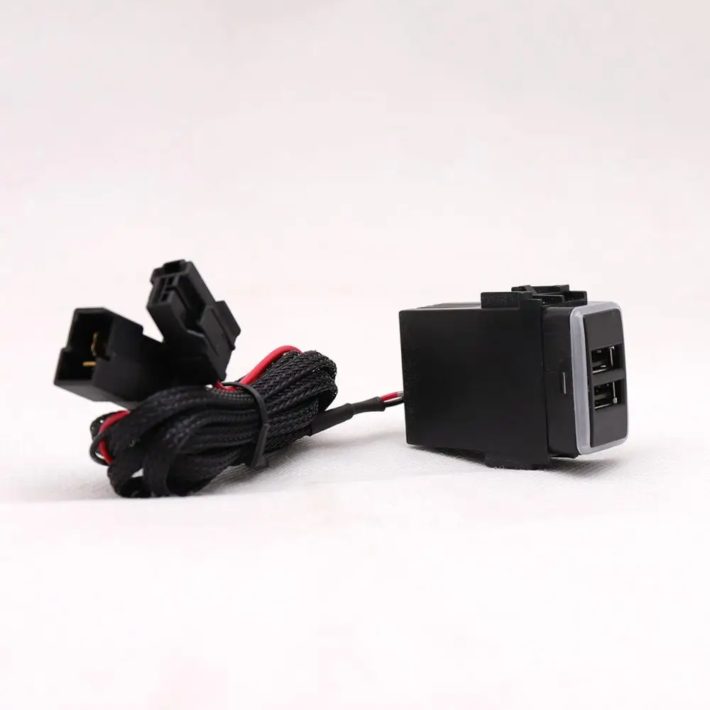 Автомобильное зарядное устройство QC3.0 Quickcharge двойной USB адаптер для телефона DVR