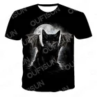 Летние 3dprinting Классический череп для мужчин и женщин; Удобная свободная футболка с коротким рукавом и О-образным вырезом модные Универсальные все-матч футболка