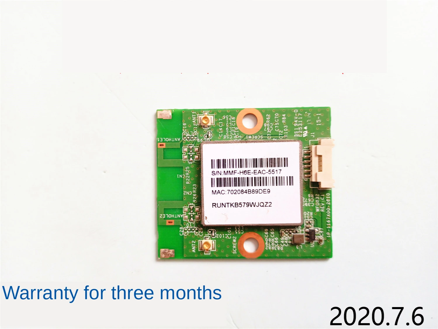 

For Sharp LCD-50TX55A wireless module WFU032 1P-1167X00-2010