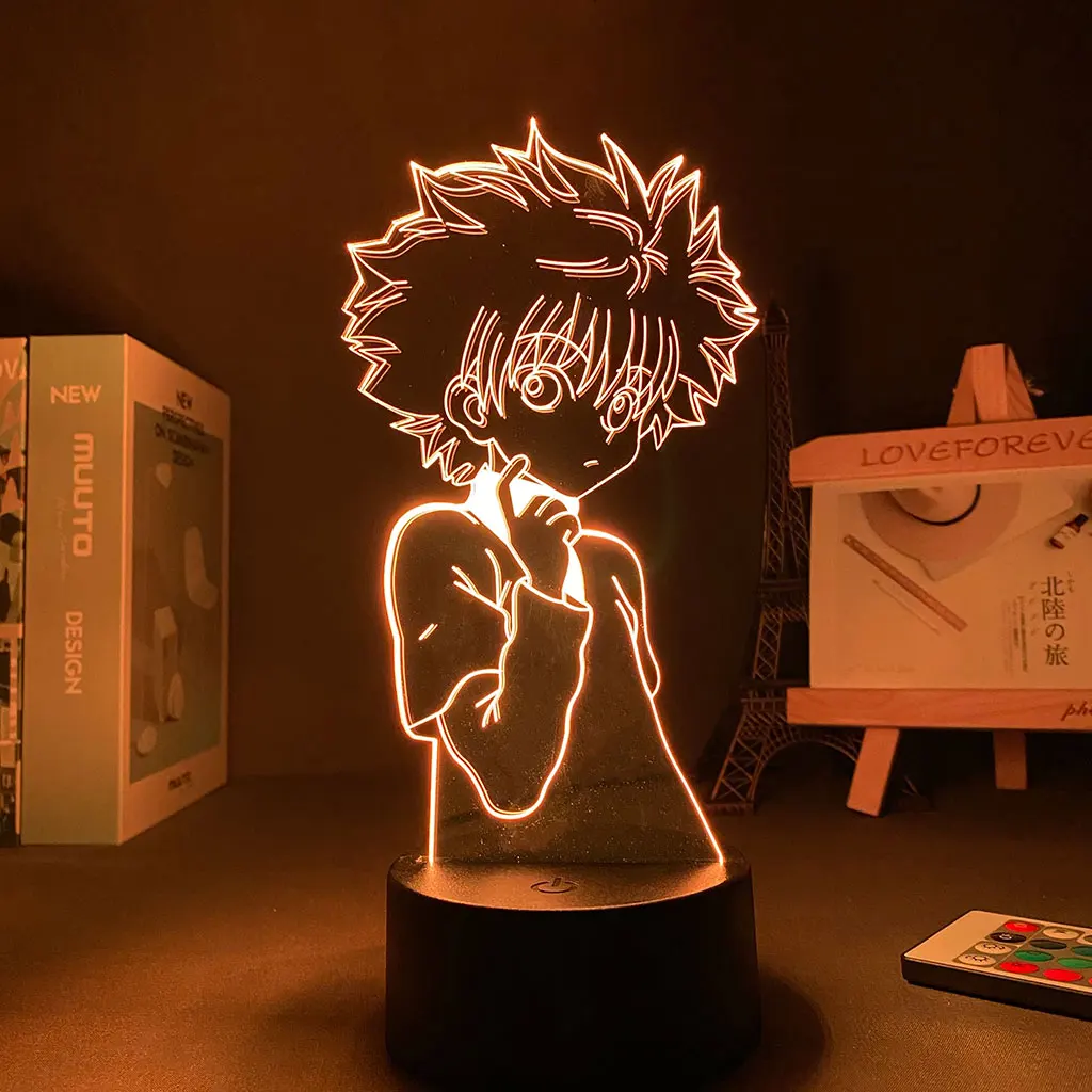Светодиодсветильник панель манга HXH аниме лампа Hunter X праздничное освещение