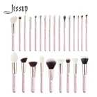 Набор кистей для макияжа, из козьей шерсти, 15-25 шт., блендер для век