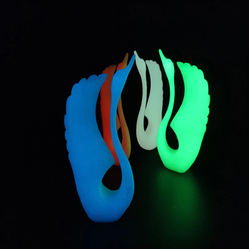 PLA ABS PETG Filament Glowing In Dark 3d Printer1.75mm Green  Blue Red White Purple Luminance Printing Luminous Best Seller