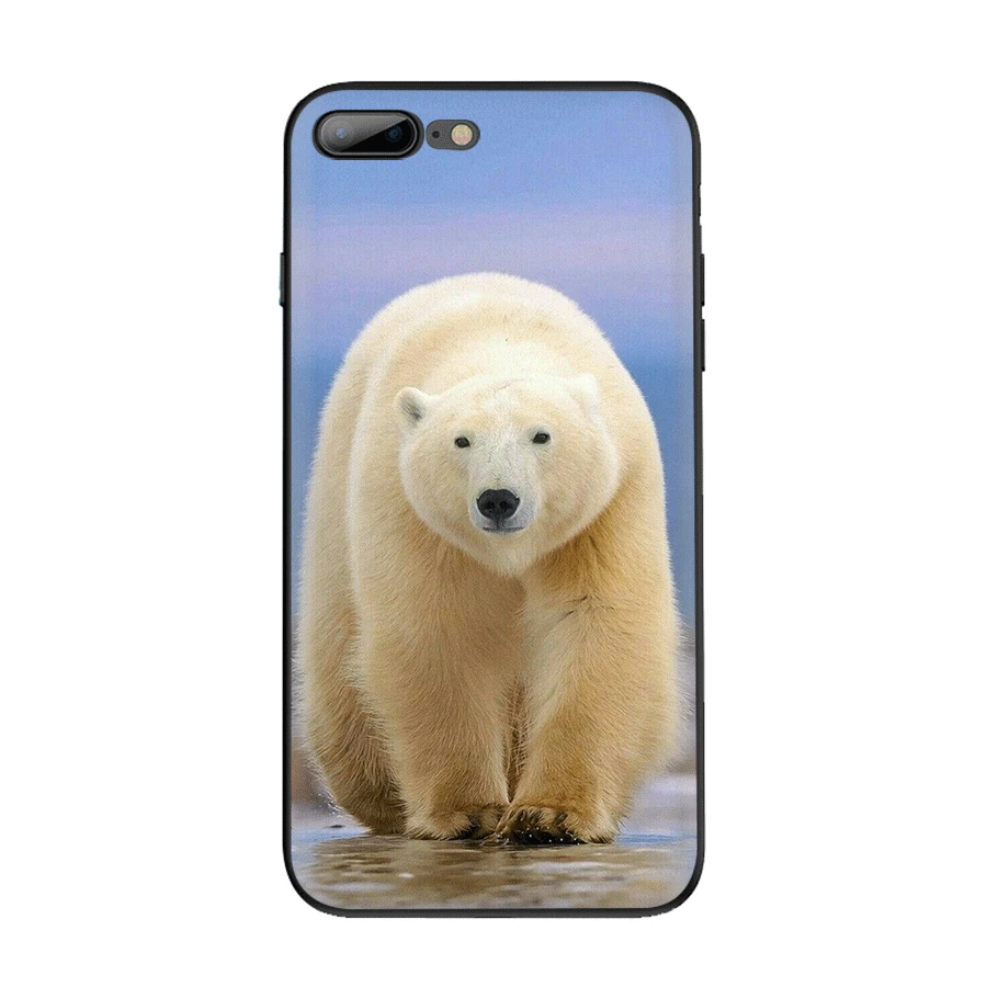 Чехол для мобильного телефона TPU iPhone 11 Pro X XR XS Max 7 8 6 6s Plus SE 5 5S чехол животное белый