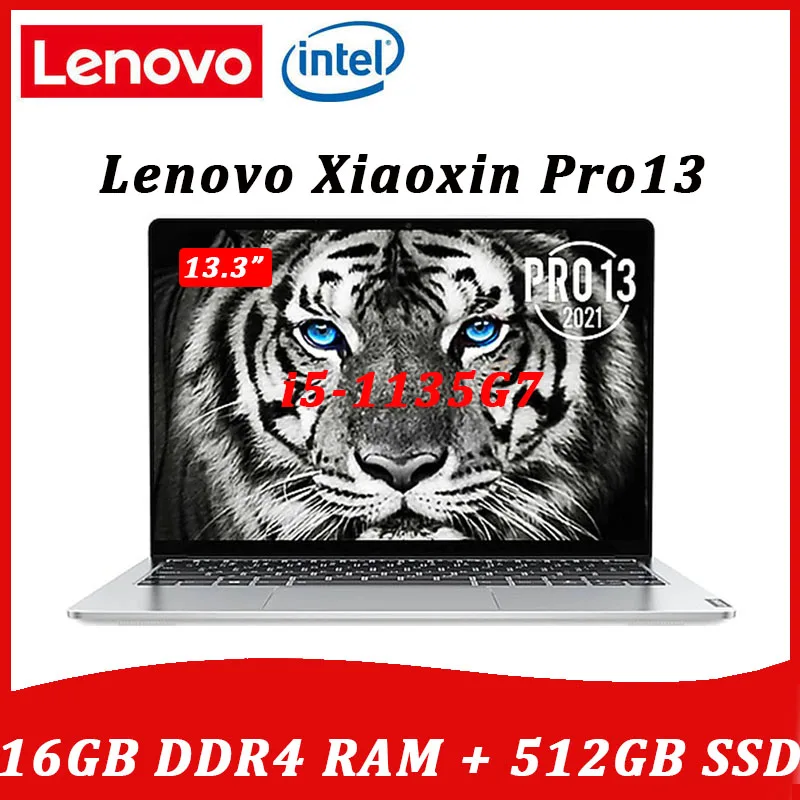 

Lenovo Pro 13 laptop 2021 i5-1135G7 16G ram 512GB SSD 13.3-inch high-performance thin and light notebook computer bright silver