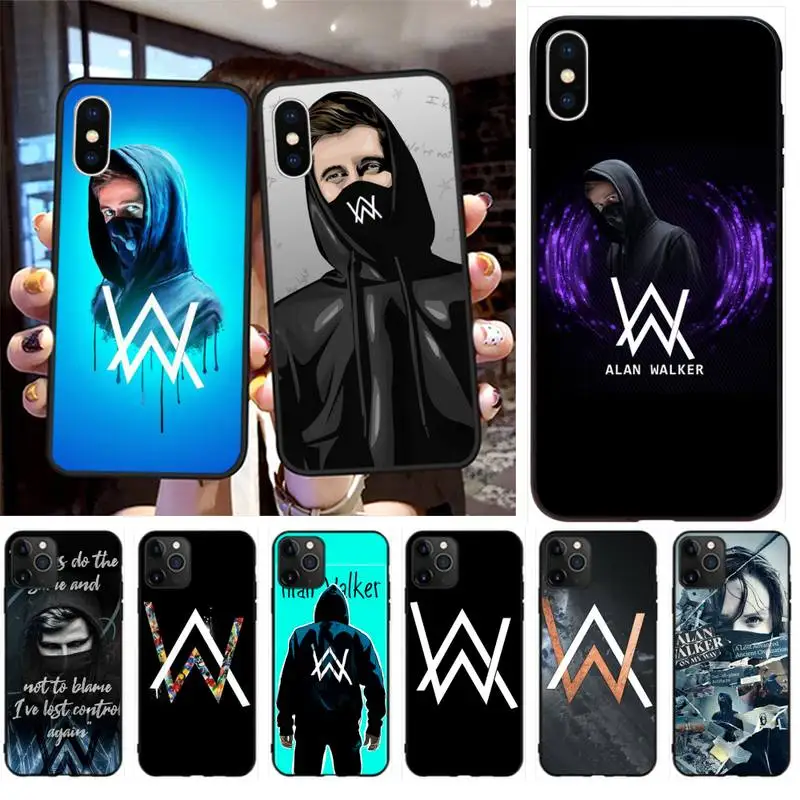 Роскошный чехол для телефона Alan walker DJ iphone 12 pro max 11 XS MAX 8 7 6 6S Plus X 5S SE 2020 XR|Бамперы| |