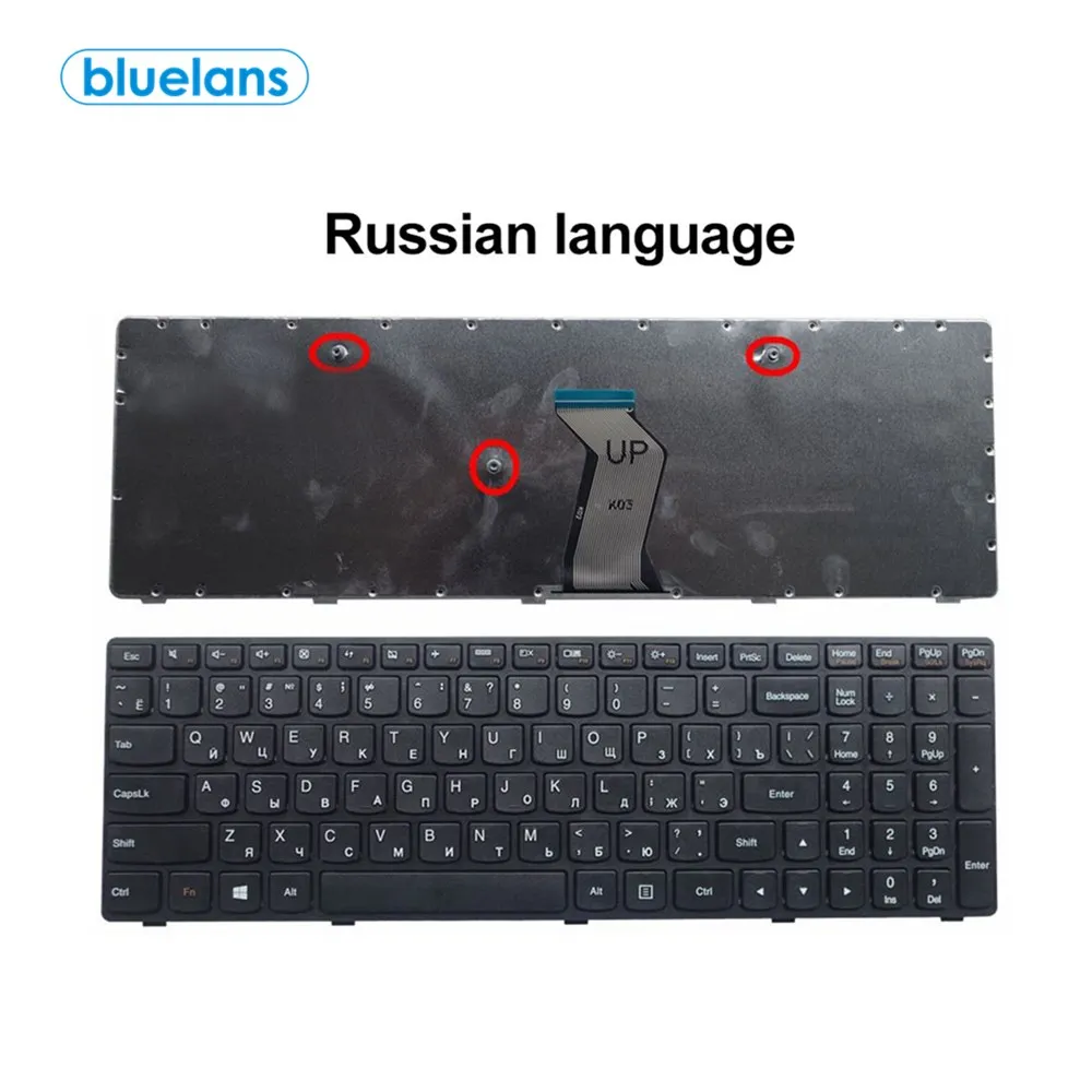 

Сменная английская и русская клавиатура для ноутбука Lenovo G505 G500 G510 G700 G710 Compaq Presario Lenovo G505