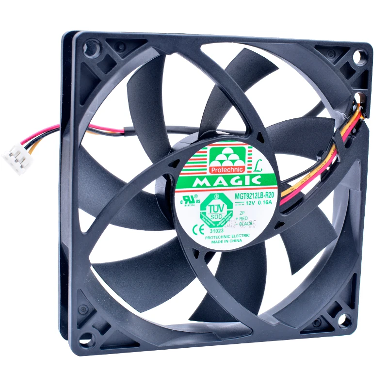MGT9212LB-R20 9 см 90 мм вентилятор 92x92x20 мм 9020 12 В 0.16A 3 линии обнаружения скорости сервер шасси источник питания тихий вентилятор охлаждения