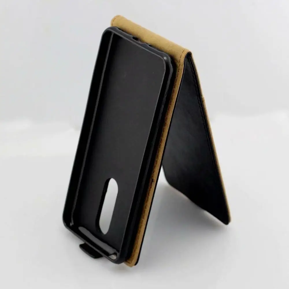 Вертикальный флип-чехол для Alcatel 3 2019 деловой стиль вертикальный ТПУ кожаный