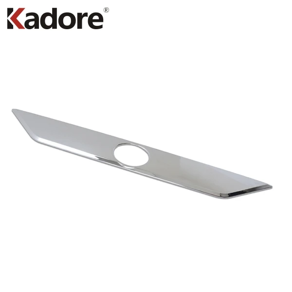 ABS Chrome Plastic Для Toyota RAV4 RAV 4 ABS хромированная отделка Задняя Крышка багажника Крышка Багажника полосы задняя дверь загрузки аксессуары для отделки - Цвет: ABS Chrome Plastic