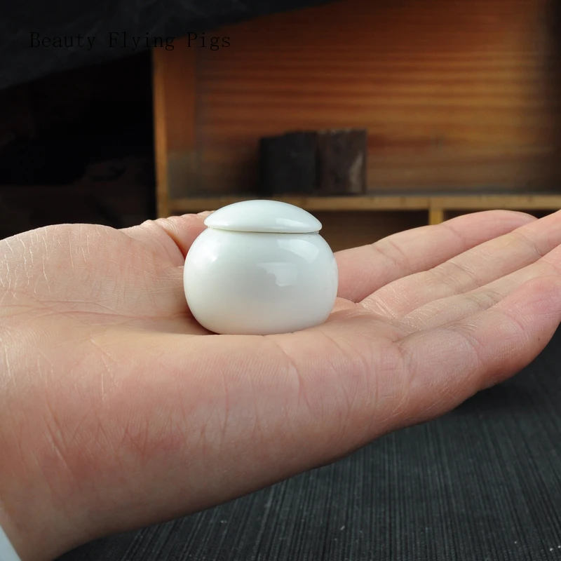 4 шт. специальная маленькая керамическая банка коробка для порошка кастрюля из