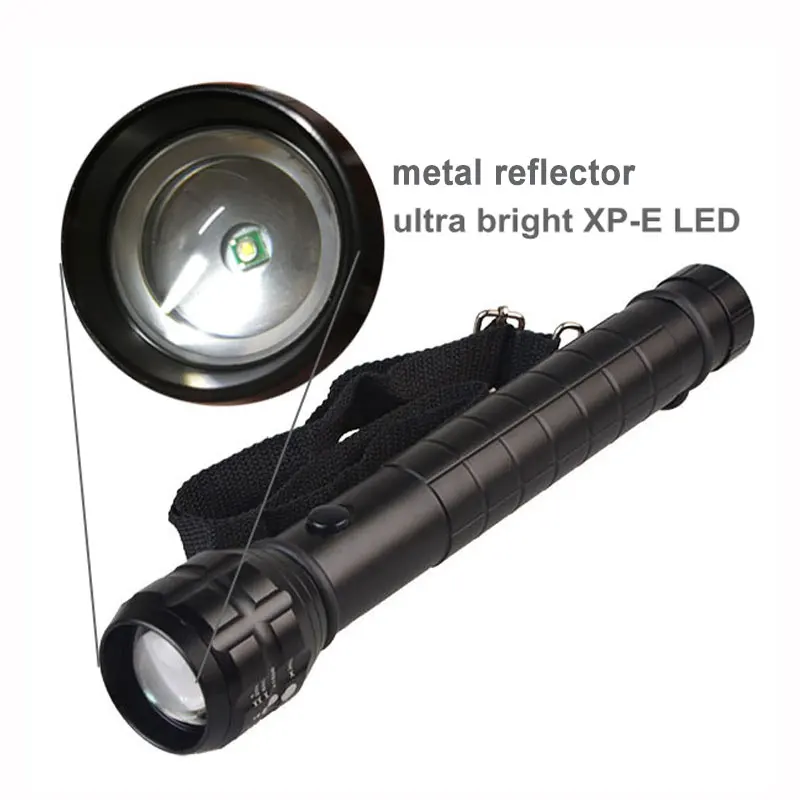 TMWT Heavy Duty большой Torch Light XP-E Q5 привели фото лампы D Размеры Батарея металлический отражатель зум Фонари фонарик