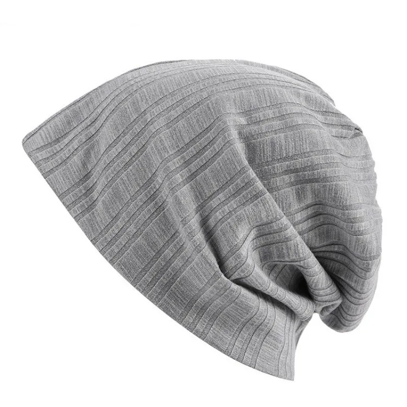 Мужская вязанная хлопковая шапка Skullies однотонные мягкие шапки для женщин