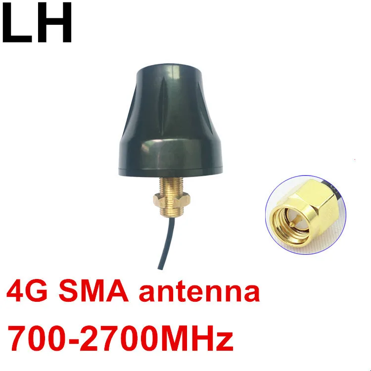 Низкопрофильная антенна с винтовой резьбой 4G OMNI 700-2700 МГц LTE без заземления SMA RG174 SMA от AliExpress RU&CIS NEW