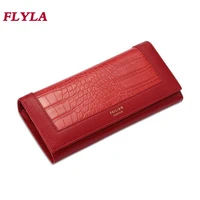 women wallet 2022 new crocodile pattern clutch multifunctional purse