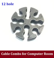 network cable management comb tools 12 hole 12 wire network module arrangement tidy tools for computer room manage cat6 cables