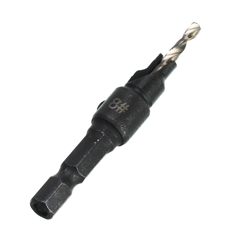 5 шт. HSS развертка Набор бит 1/4 &quotшестигранный хвостовик винт #5 #6 #8 #10 #12 долото