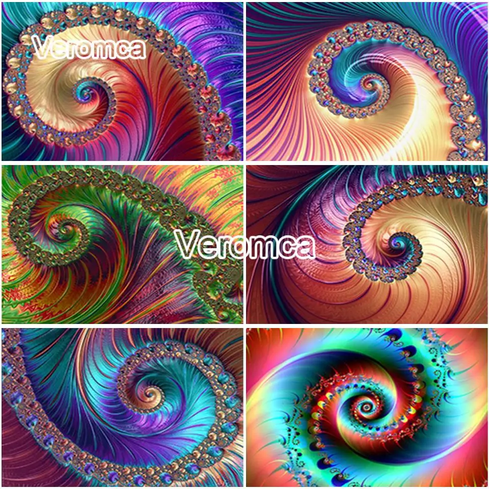 

5D Color Diamond Painting Spiral Staircase Cross Stitch Kit Full Square Round Diamond Embroidery Abstract Mosaic Art Picture