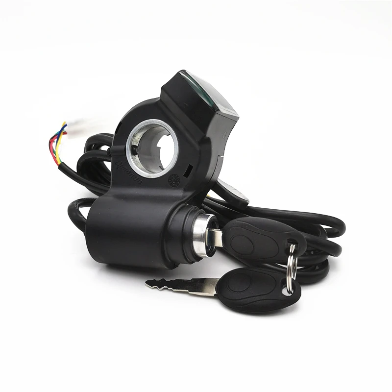 Электрический велосипед Скутер с ключом блокировки ЖК-дисплей большой палец