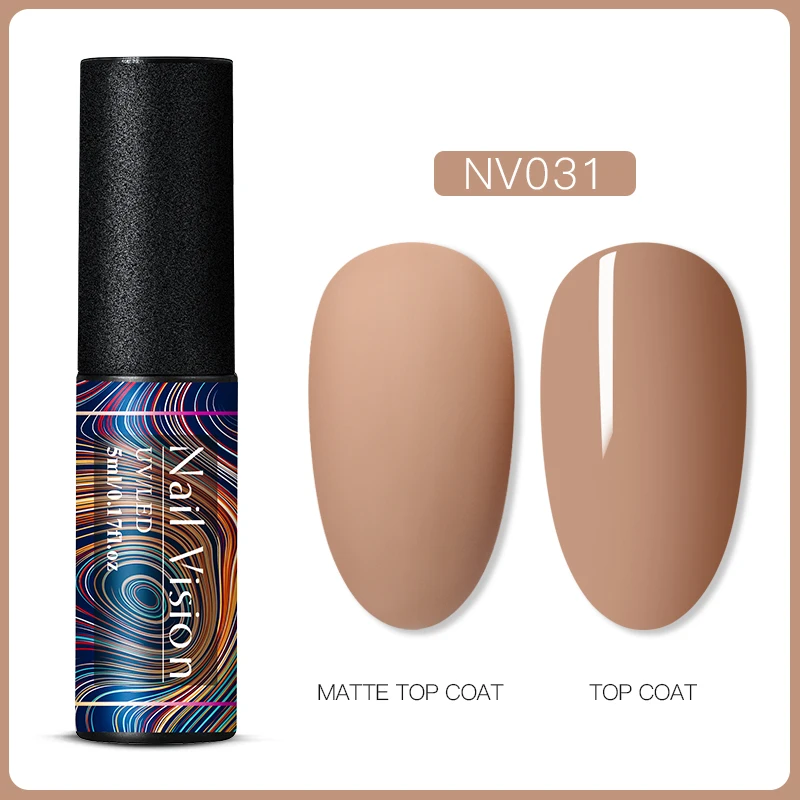 EES06626 Nail Vision 5 мл УФ-гель для ногтей Чистый гель лак матовый цвет нужно матовое верхнее покрытие замочить от ногтей гель лак для маникюра DIY - Цвет: EES06626